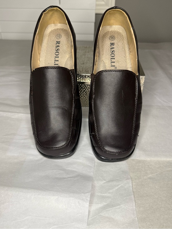 Rasolli Shoes - Rasolli Women’s Black Loafers Slip On Comfort Dress Shoes Size 10